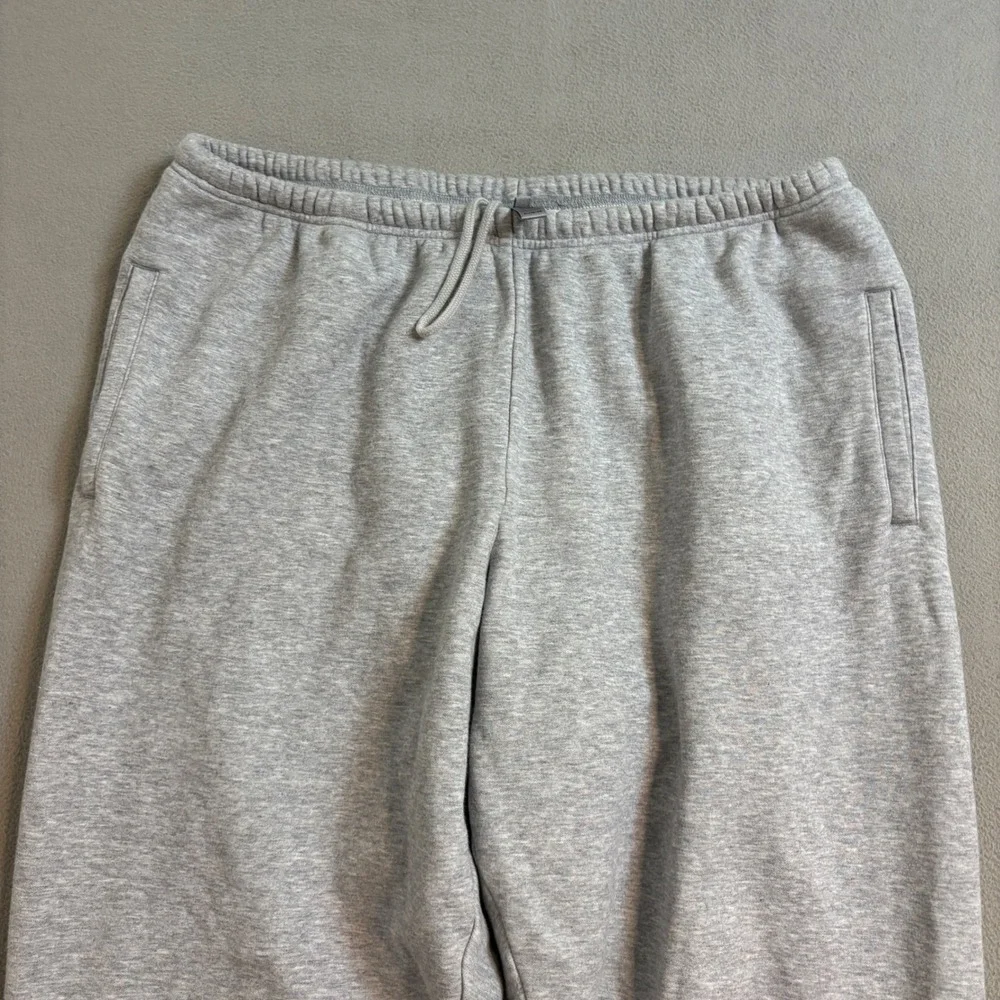 Skims Lounge Pant womens XL Gray Joggers Elastic Waist Pockets Capri - Picture 2 of 8